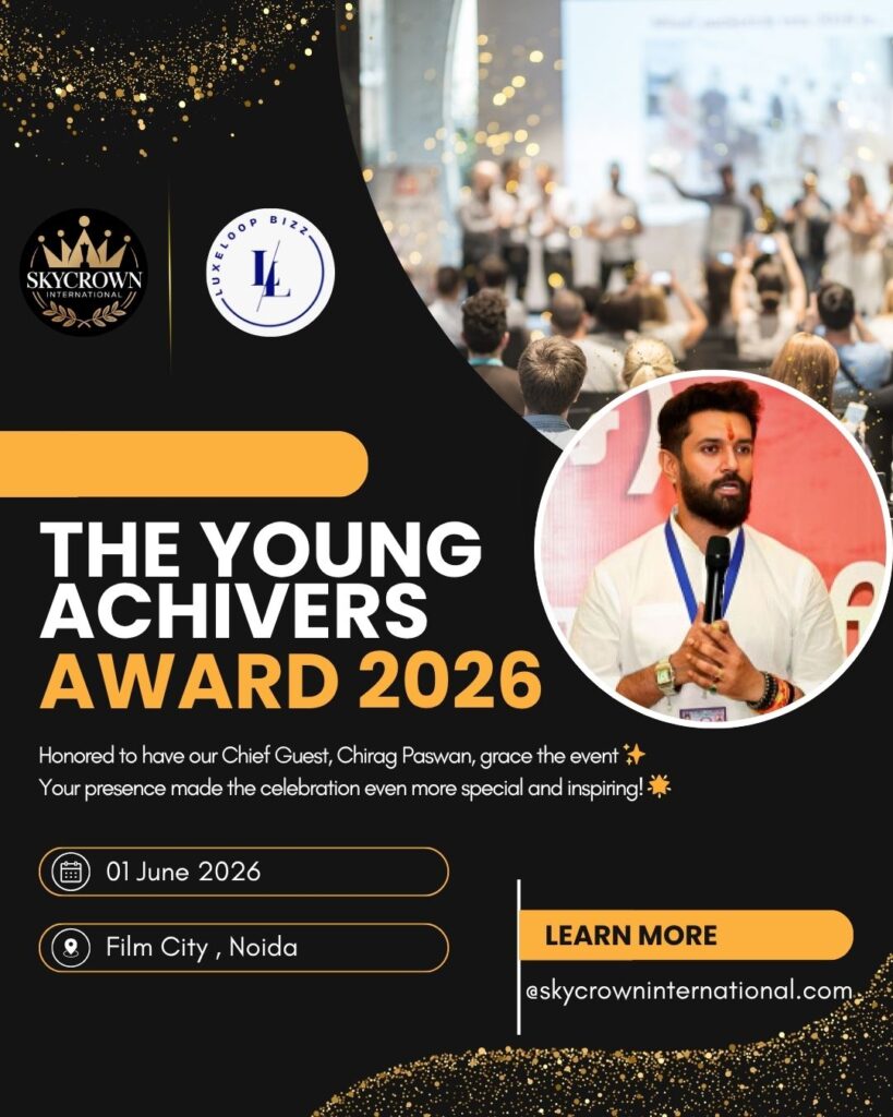Chirag Paswan attending Young Achievers Award 2026