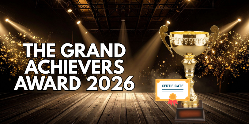 grand achiverers award 2026 and award with certificate